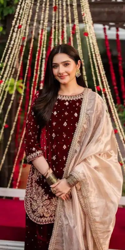 KF 1707 Maroon with Embroidery Work & Lace Work Viscose Velvet Salwar Suit . Introductory Price ₹2399. Delivery 4-6 Working Days. Shop now. | Jump Suits, Straight Suits, Casual Suits, Creative suits, Designer Suits, Palazzo Suits, Party Wear Suits, Patiala Suits, Salwar suit