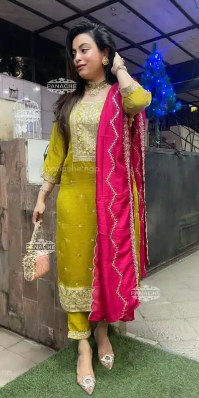 DC G82 Mustered Chinon Salwar Suit Perfect for Wedding, Party, Diwali, Mehendi, Reception – . Affordable Price ₹1849. Delivery 4-6 Working Days. | Jump Suits, Straight Suits, Casual Suits, Creative suits, Designer Suits, Palazzo Suits, Party Wear Suits, Patiala Suits, Salwar suit