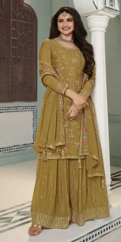 FC AVANTI 66301 Mustered Chinon Salwar Suit Perfect for Wedding, Party, Traditional Day, Durga Puja, Makar Sankranti – . Get it for ₹3049. Delivery 4-6 Wor | Jump Suits, Straight Suits, Casual Suits, Creative suits, Designer Suits, Palazzo Suits, Party Wear Suits, Patiala Suits, Salwar suit