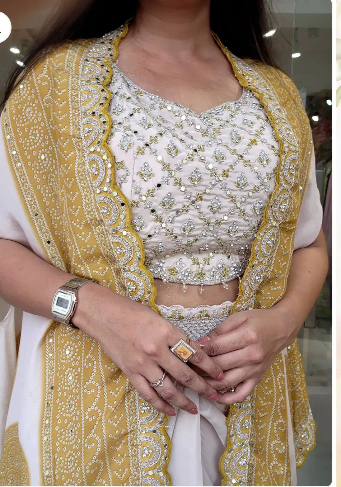 BB 53 Mustered Crap Silk Dhoti Suit. Perfect for Wedding, Party, Anniversary, Holi, Temple Visit – Available at ₹2599 only. Delivery 4-6 Working Days. | Jump Suits, Straight Suits, Casual Suits, Creative suits, Designer Suits, Palazzo Suits, Party Wear Suits, Patiala Suits, Salwar suit