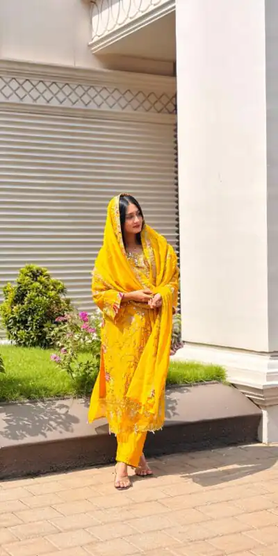 SRK 5321 Mustered Crunchy Silk Salwar Suit Perfect for Wedding, Party, Eid, Sangeet, Cultural Events – . Exclusive Offer ₹2499. Delivery 4-6 Working Days. | Jump Suits, Straight Suits, Casual Suits, Creative suits, Designer Suits, Palazzo Suits, Party Wear Suits, Patiala Suits, Salwar suit