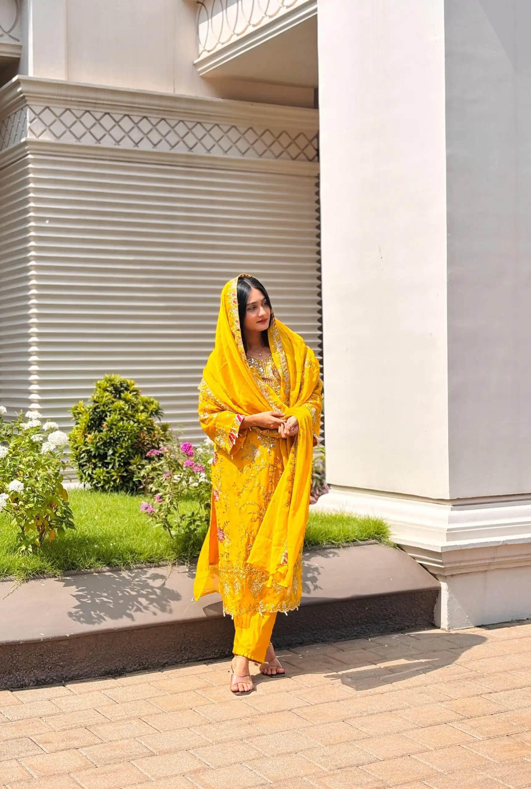 SRK 5321 Mustered Crunchy Silk Salwar Suit Perfect for Wedding, Party, Eid, Sangeet, Cultural Events – . Exclusive Offer ₹2499. Delivery 4-6 Working Days. | Jump Suits, Straight Suits, Casual Suits, Creative suits, Designer Suits, Palazzo Suits, Party Wear Suits, Patiala Suits, Salwar suit