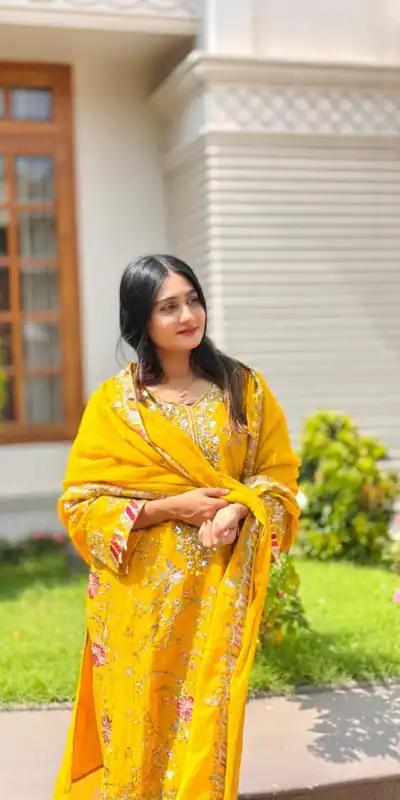 SRK 5321 Mustered Crunchy Silk Salwar Suit Perfect for Wedding, Party, Eid, Sangeet, Cultural Events – . Exclusive Offer ₹2499. Delivery 4-6 Working Days. | Jump Suits, Straight Suits, Casual Suits, Creative suits, Designer Suits, Palazzo Suits, Party Wear Suits, Patiala Suits, Salwar suit