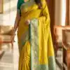 MB 18 Mustered in Color Meenakari Zari Work & Lace Work Saree work. Exclusive Offer ₹2399. Delivery 4-6 Working Days. Shop now. | Bollywood Sarees, Creative Sarees, Designer Sarees, Embroidered Sarees, Ethnic Saree, Modern Digital sarees, Party Wear Sarees, Sarees