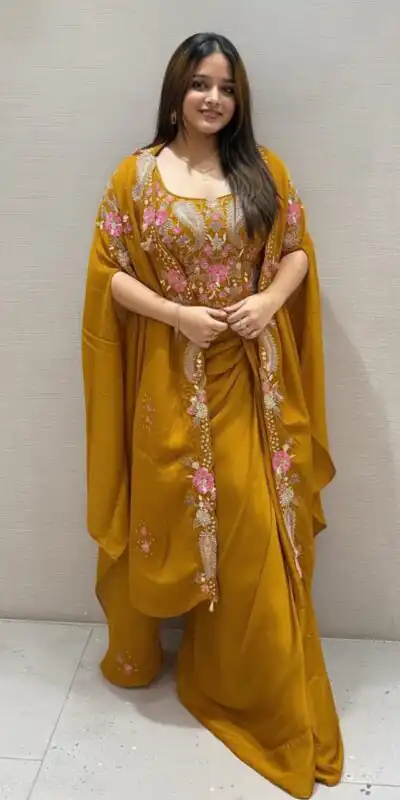 BE 425 Mustered Color Rangoli Silk Dhoti Suit with Embroidery Work. Best Price ₹1999. Delivery 4-6 Working Days. Shop now. | Jump Suits, Straight Suits, Casual Suits, Creative suits, Designer Suits, Palazzo Suits, Party Wear Suits, Patiala Suits, Salwar suit