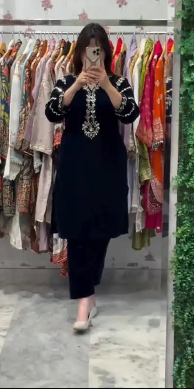 BE 429 Navy Blue Velvet Salwar Suit Perfect for Wedding, Party, Mehendi, Karwa Chauth, Traditional Day – . Grab it for ₹1749. Delivery 4-6 Working | Jump Suits, Straight Suits, Casual Suits, Creative suits, Designer Suits, Palazzo Suits, Party Wear Suits, Patiala Suits, Salwar suit