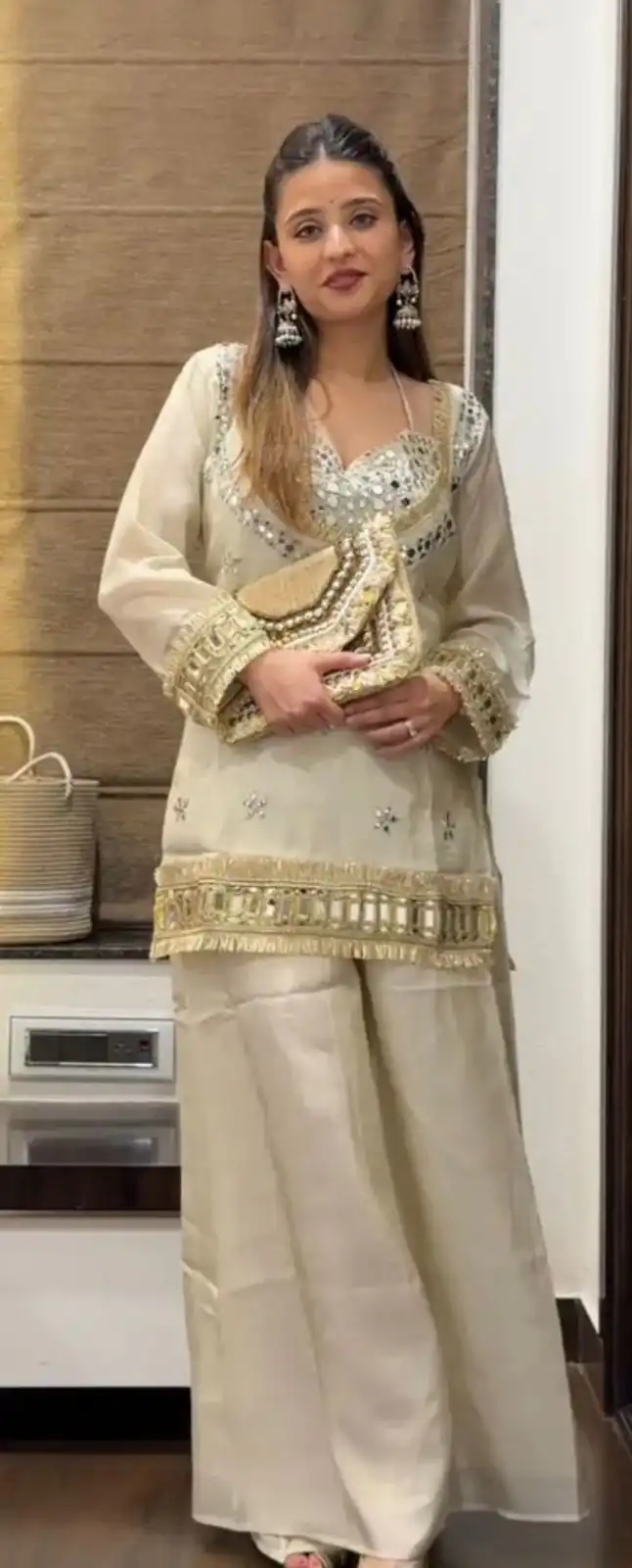 SRK 5326 Off White Fendy Silk Salwar Suit with Mirror Work & Lace Work. Affordable Price ₹2399. Delivery 4-6 Working Days. Shop now. | Jump Suits, Straight Suits, Casual Suits, Creative suits, Designer Suits, Palazzo Suits, Party Wear Suits, Patiala Suits, Salwar suit