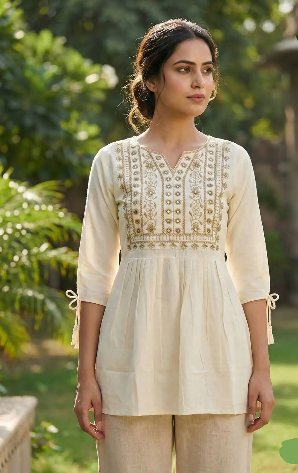 INLI Charmi vol 5 Off White Rayon Thread Work Kurti . Wedding, Party, Festive, Events Affordable Price ₹1349. Delivery 4-6 Working Days. Shop now. | Bollywood Kurti, Creative Kurtis, Designer Kurti, Kurti, Party Wear Kurti, Selfie Kurti