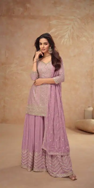 FC 7518 Onion Chinon Salwar Suit Perfect for Wedding, Party, Diwali, Durga Puja, Temple Visit – . Festive Deal ₹3099. Delivery 4-6 Working Days. | Jump Suits, Straight Suits, Tops & Bottoms, Track Suits, Trendy Wear, Casual Suits, Creative suits, Designer Suits, Palazzo Suits, Party Wear Suits, Patiala Suits, Salwar suit