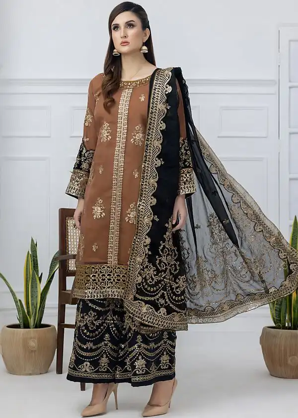 ST 1161 Orange Nylon Twil Net Salwar Suit with Embroidery Work. Available at ₹2149 only. Delivery 4-6 Working Days. Shop now. | Jump Suits, Straight Suits, Casual Suits, Creative suits, Designer Suits, Palazzo Suits, Party Wear Suits, Patiala Suits, Salwar suit