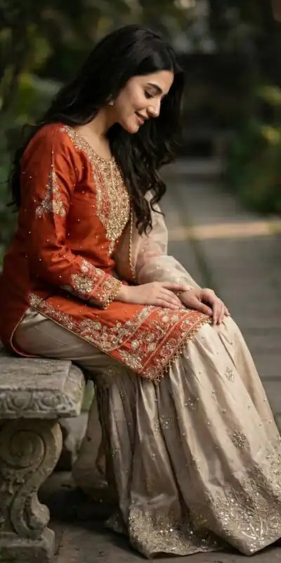 SR 1694 Orange Organza Silk Salwar Suit with Embroidery Work & Lace Work. Exclusive Offer ₹1999. Delivery 4-6 Working Days. Shop now. | Jump Suits, Straight Suits, Casual Suits, Creative suits, Designer Suits, Palazzo Suits, Party Wear Suits, Patiala Suits, Salwar suit