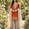 SR 1694 Orange Organza Silk Salwar Suit with Embroidery Work & Lace Work. Exclusive Offer ₹1999. Delivery 4-6 Working Days. Shop now. | Jump Suits, Straight Suits, Casual Suits, Creative suits, Designer Suits, Palazzo Suits, Party Wear Suits, Patiala Suits, Salwar suit