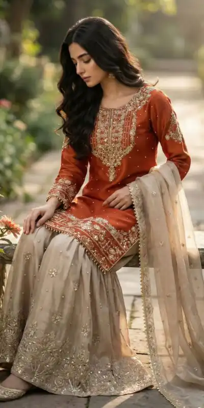 SR 1694 Orange Organza Silk Salwar Suit with Embroidery Work & Lace Work. Exclusive Offer ₹1999. Delivery 4-6 Working Days. Shop now. | Jump Suits, Straight Suits, Casual Suits, Creative suits, Designer Suits, Palazzo Suits, Party Wear Suits, Patiala Suits, Salwar suit