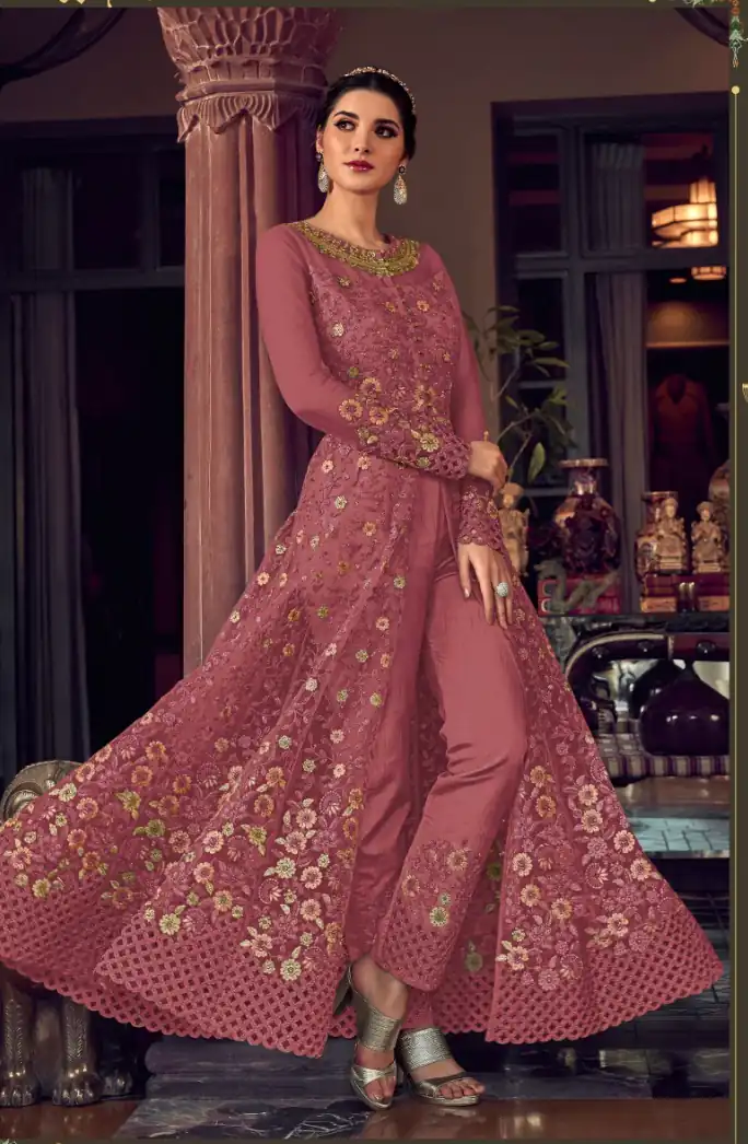 FC 6802 Peach in Banglory Silk Embroidery Work & Stone Work Salwar Suit . Festive Deal ₹3449. Delivery 4-6 Working Days. Shop now. | Jump Suits, Straight Suits, Casual Suits, Creative suits, Designer Suits, Palazzo Suits, Party Wear Suits, Patiala Suits, Salwar suit