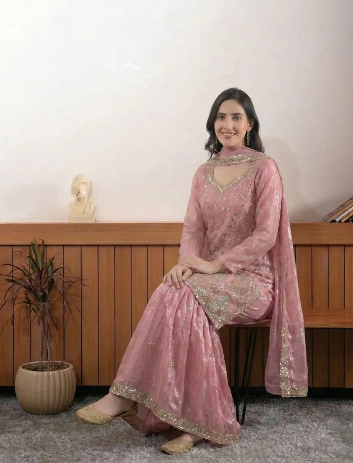 BE 440 Peach Fendy Salwar Suit With Embroidery Work & Bead Work. Exclusive Offer ₹2399. Delivery 4-6 Working Days. Shop now. | Jump Suits, Straight Suits, Casual Suits, Creative suits, Designer Suits, Palazzo Suits, Party Wear Suits, Patiala Suits, Salwar suit