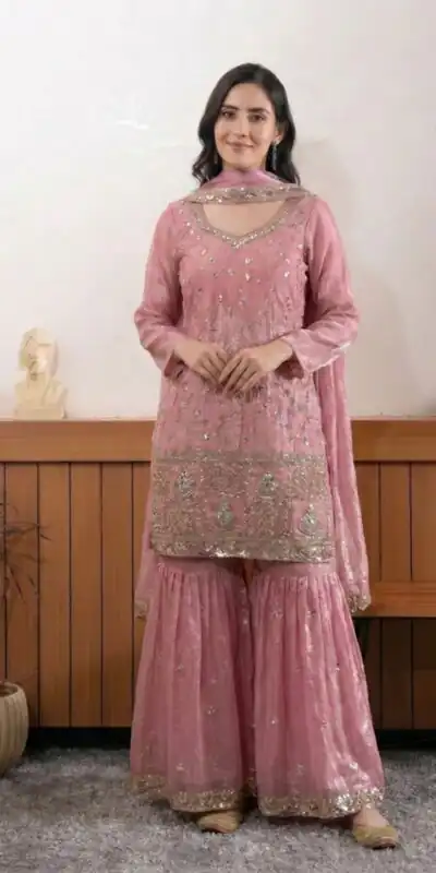 BE 440 Peach Fendy Salwar Suit With Embroidery Work & Bead Work. Exclusive Offer ₹2399. Delivery 4-6 Working Days. Shop now. | Jump Suits, Straight Suits, Casual Suits, Creative suits, Designer Suits, Palazzo Suits, Party Wear Suits, Patiala Suits, Salwar suit