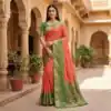 MB 6140 Peach in Color Pochampalli Silk Lace Work & Zari Work Saree . Get it for ₹2049. Delivery 4-6 Working Days. Shop now. | Bollywood Sarees, Creative Sarees, Designer Sarees, Embroidered Sarees, Ethnic Saree, Modern Digital sarees, Party Wear Sarees, Sarees