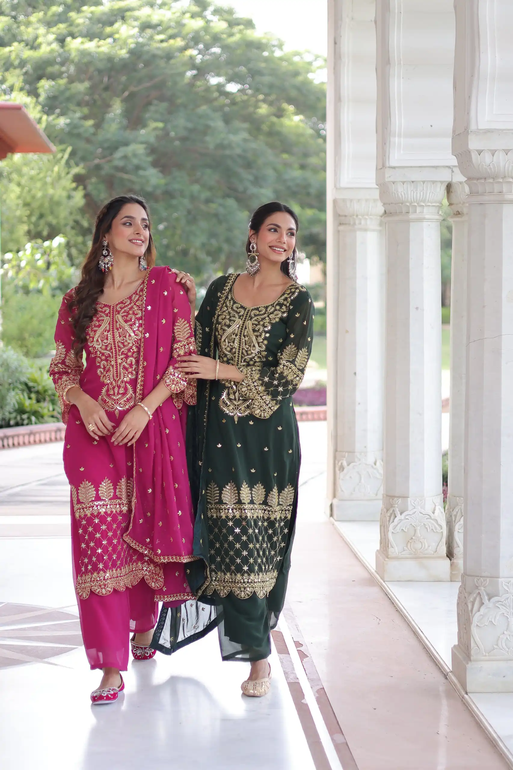 KA 1219 Pink Faux Blooming Salwar SuitPerfect for Wedding, Party, Pongal, Baisakhi, Housewarming – . Now at just ₹2149. Delivery 4-6 Working Days. | Jump Suits, Straight Suits, Casual Suits, Creative suits, Designer Suits, Palazzo Suits, Party Wear Suits, Patiala Suits, Salwar suit