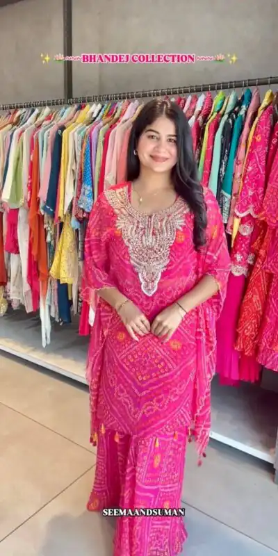 ST 226 Pink Color Georgette Salwar Suit with Embroidery Work. Introductory Price ₹1749. Delivery 4-6 Working Days. Shop now. | Jump Suits, Straight Suits, Casual Suits, Creative suits, Designer Suits, Palazzo Suits, Party Wear Suits, Patiala Suits, Salwar suit