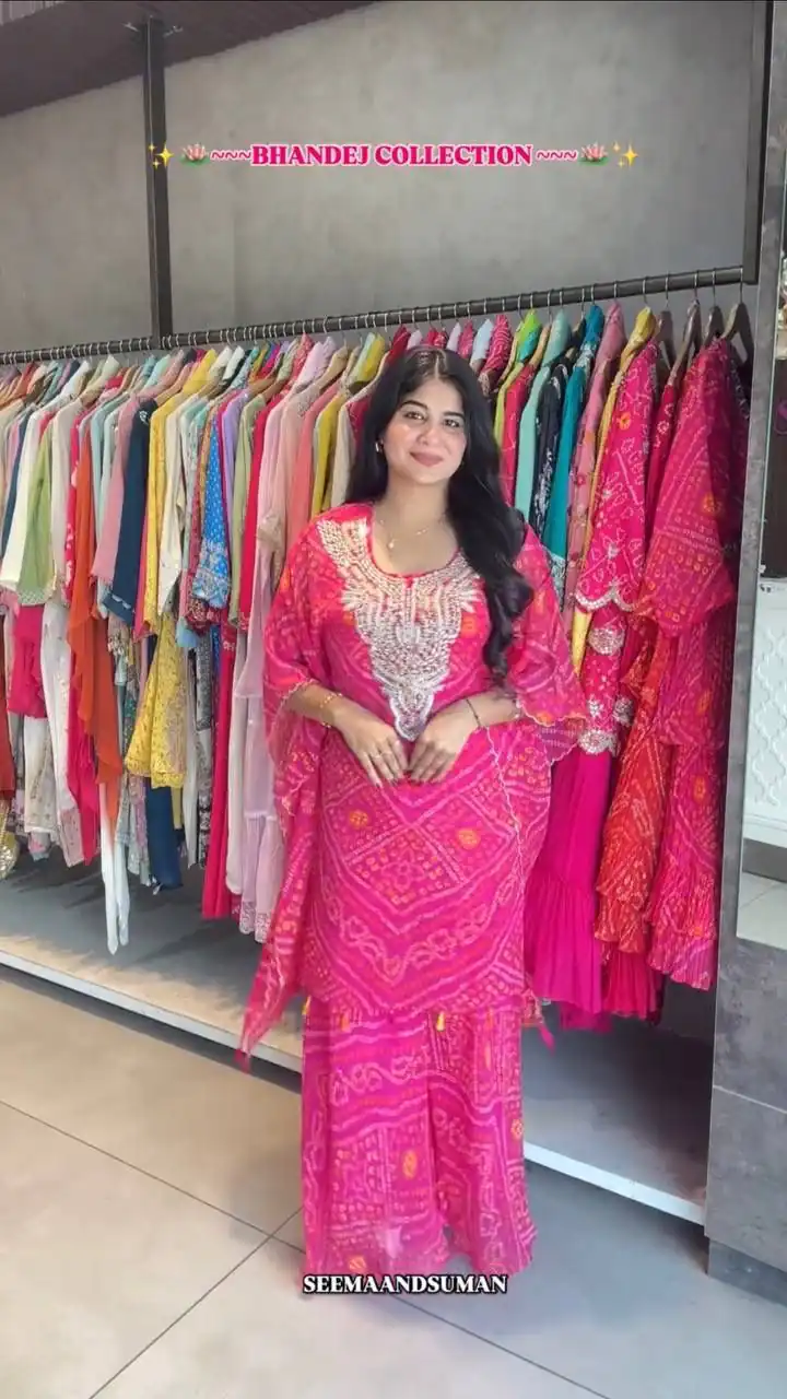 ST 226 Pink Color Georgette Salwar Suit with Embroidery Work. Introductory Price ₹1749. Delivery 4-6 Working Days. Shop now. | Jump Suits, Straight Suits, Casual Suits, Creative suits, Designer Suits, Palazzo Suits, Party Wear Suits, Patiala Suits, Salwar suit