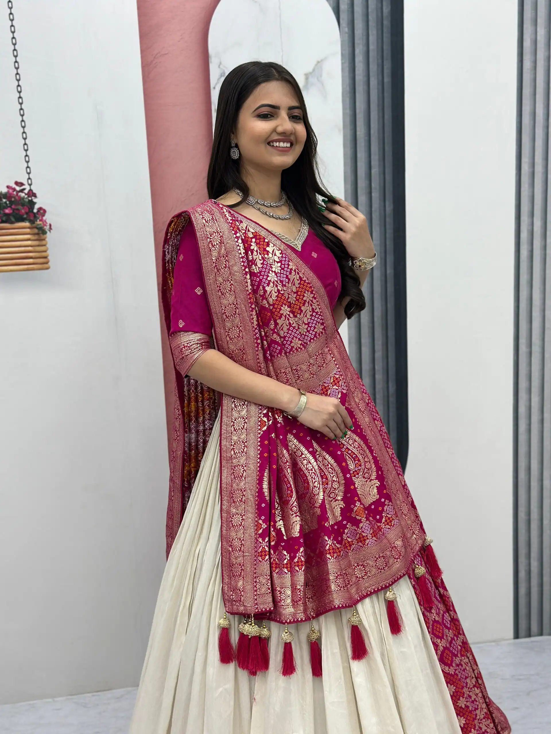 PC 560 Pink in Jacquard Silk Designer Work Lehenga Choli . Introductory Price ₹3249. Delivery 4-6 Working Days. Shop now. | Bollywood Lehenga, Creative Lehenga, Designer Lehenga, Embroidered Lehenga, Lehenga, Party Wear Lehenga