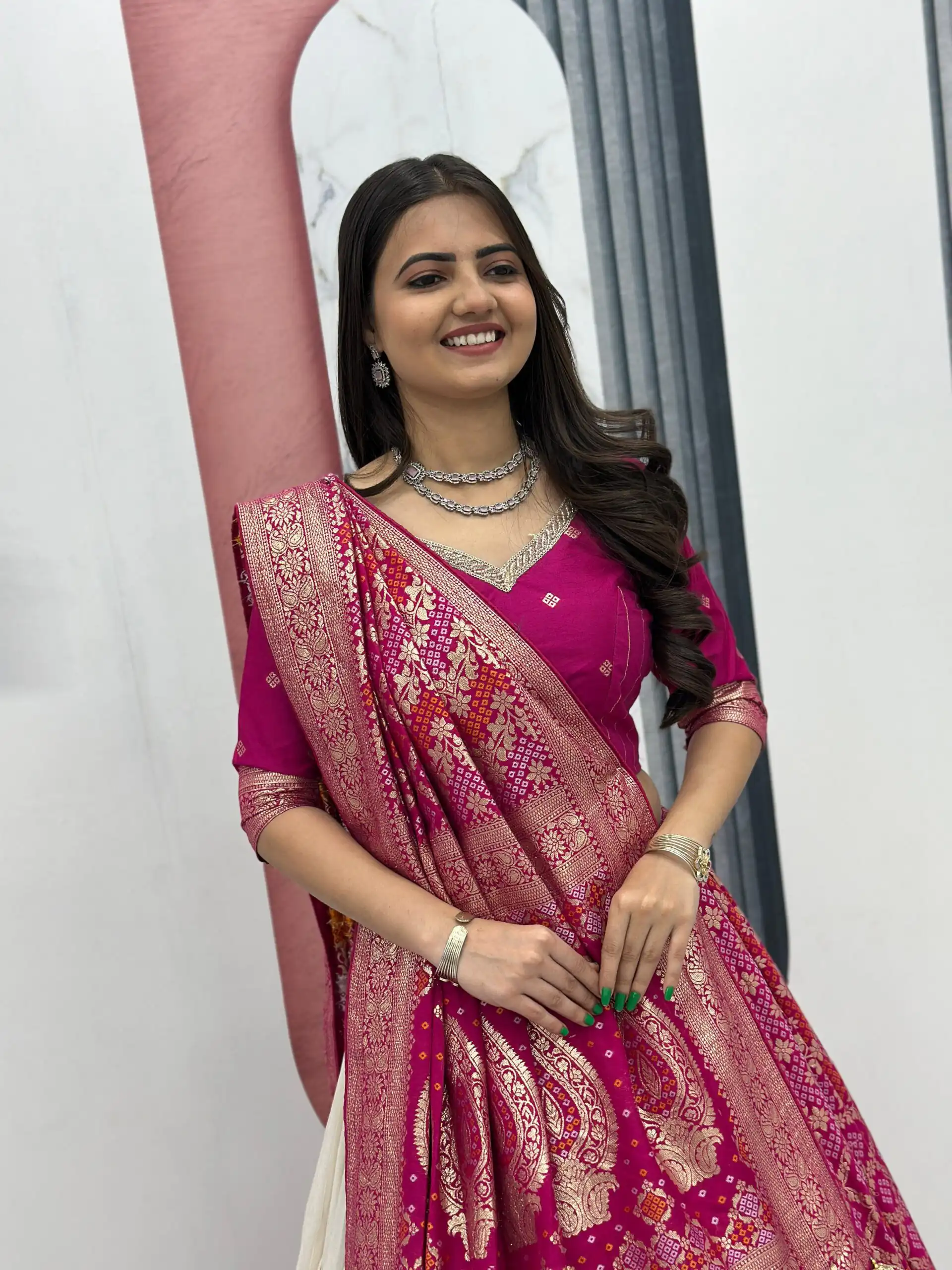 PC 560 Pink in Jacquard Silk Designer Work Lehenga Choli . Introductory Price ₹3249. Delivery 4-6 Working Days. Shop now. | Bollywood Lehenga, Creative Lehenga, Designer Lehenga, Embroidered Lehenga, Lehenga, Party Wear Lehenga