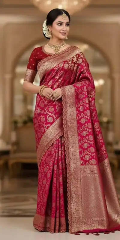 MS 451 Pink Litchi Silk Saree with Embroidery Work & Lace Work. Available at ₹1399 only. Delivery 4-6 Working Days. Shop now. | Bollywood Sarees, Creative Sarees, Designer Sarees, Embroidered Sarees, Ethnic Saree, Modern Digital sarees, Party Wear Sarees, Sarees