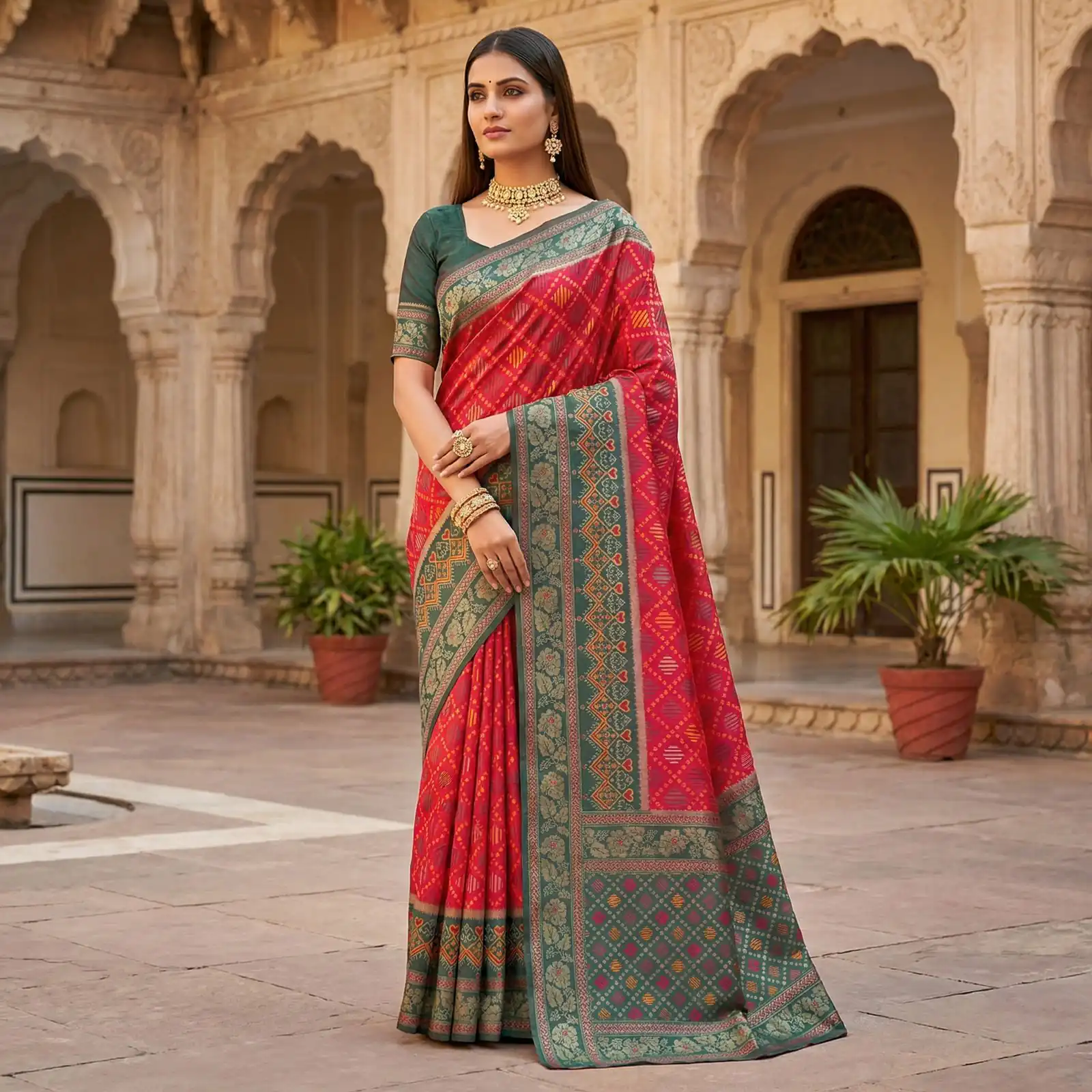 MB 6088 Pink Color Lace Work & Zari Work Sareein Pochampalli Silk. Best Price ₹2049. Delivery 4-6 Working Days. Shop now. | Bollywood Sarees, Creative Sarees, Designer Sarees, Embroidered Sarees, Ethnic Saree, Modern Digital sarees, Party Wear Sarees, Sarees