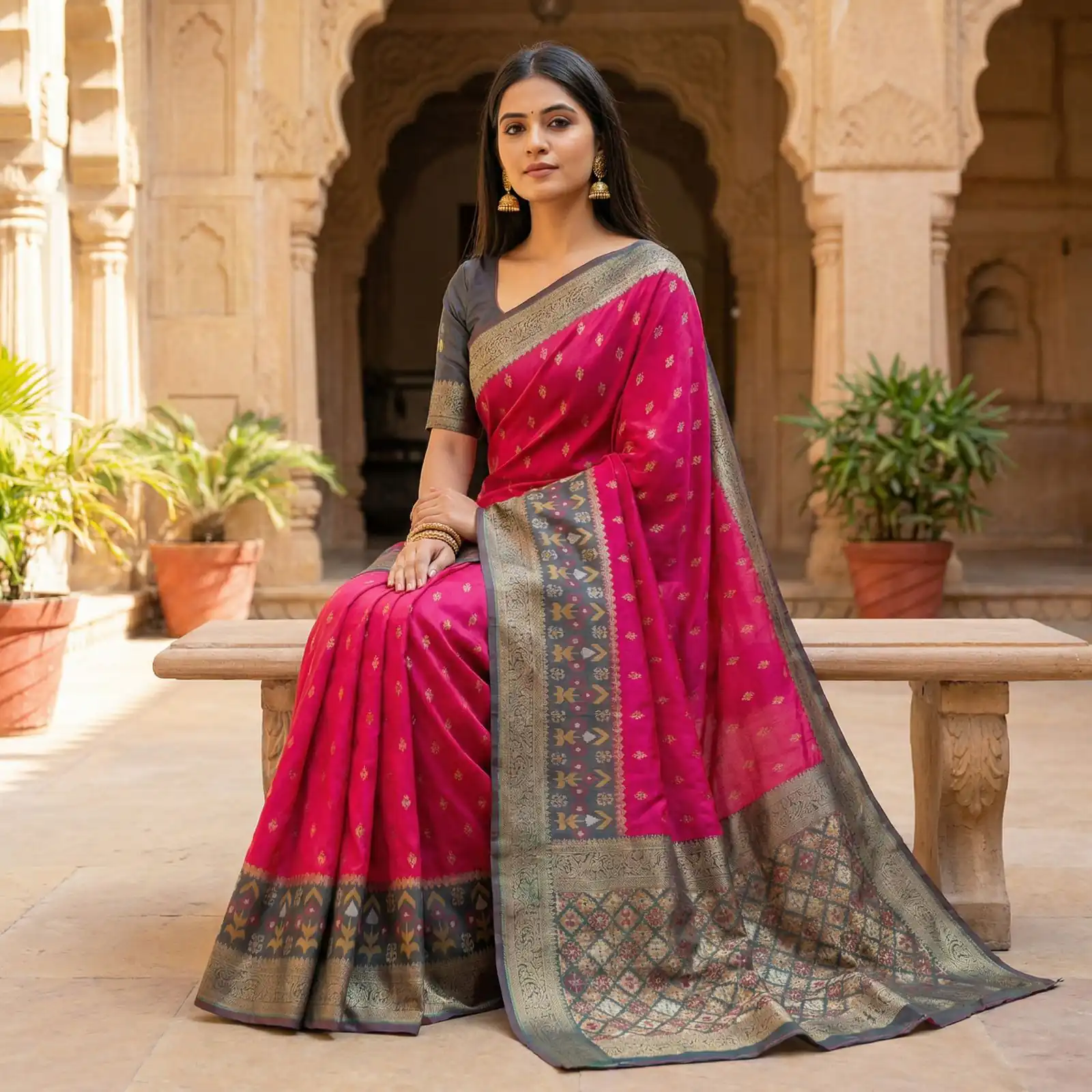 MB 6140 Pink in Color Pochampalli Silk Lace Work & Zari Work Saree . Get it for ₹2049. Delivery 4-6 Working Days. Shop now. | Bollywood Sarees, Creative Sarees, Designer Sarees, Embroidered Sarees, Ethnic Saree, Modern Digital sarees, Party Wear Sarees, Sarees