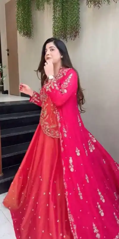 PC 554 Pink Color Simar Lehenga Choli with Embroidery Work. Online Exclusive Offer ₹3149. Delivery 4-6 Working Days. Shop now. | Bollywood Lehenga, Creative Lehenga, Designer Lehenga, Embroidered Lehenga, Lehenga, Party Wear Lehenga