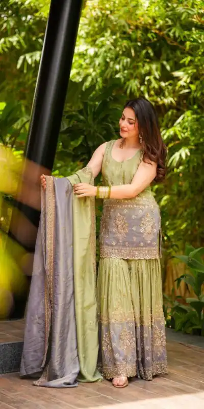 BB 47 Pista Chinon Salwar Suit with Embroidery Work. Wedding, Party, Festive, Events, Exclusive Offer ₹2599. Delivery 4-6 Working Days. Shop now. | Jump Suits, Straight Suits, Casual Suits, Creative suits, Designer Suits, Palazzo Suits, Party Wear Suits, Patiala Suits, Salwar suit