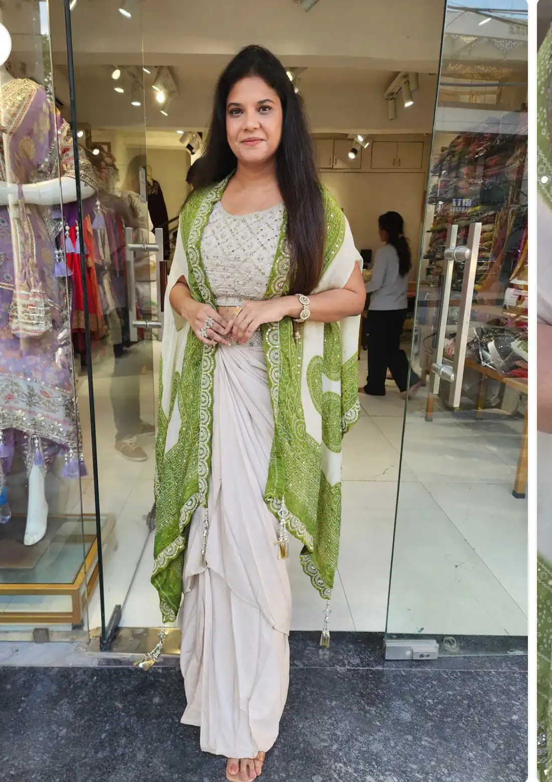 BB 53 Pista Crap Silk Dhoti Suit. Perfect for Wedding, Party, Anniversary, Holi, Temple Visit – Available at ₹2599 only. Delivery 4-6 Working Days. | Jump Suits, Straight Suits, Casual Suits, Creative suits, Designer Suits, Palazzo Suits, Party Wear Suits, Patiala Suits, Salwar suit