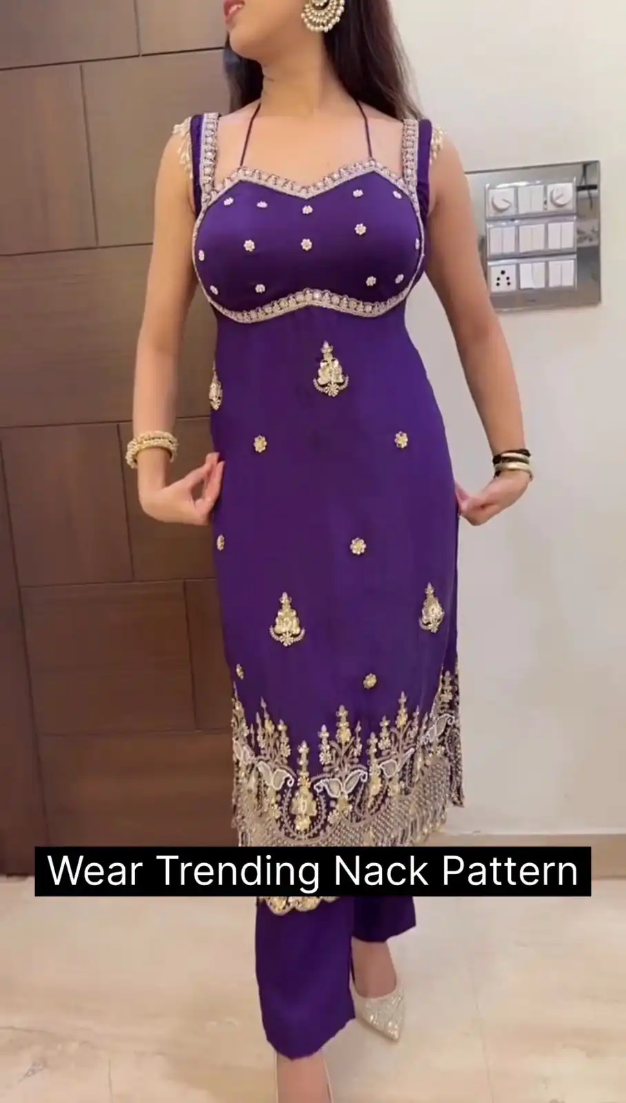 ST 1158 Purple in Faux Georgette Embroidery Work & Lace Work Salwar Suit . Introductory Price ₹1949. Delivery 4-6 Working Days. Shop now. | Jump Suits, Straight Suits, Casual Suits, Creative suits, Designer Suits, Palazzo Suits, Party Wear Suits, Patiala Suits, Salwar suit