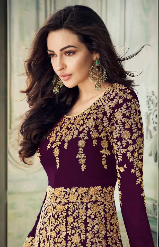 FC A 8204 Purple in Color Georgette Embroidery Work Salwar Suit . Introductory Price ₹2049. Delivery 4-6 Working Days. Shop now. | Jump Suits, Straight Suits, Casual Suits, Creative suits, Designer Suits, Palazzo Suits, Party Wear Suits, Patiala Suits, Salwar suit
