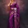 KPR 218 Purple in Soft Lichi Silk Lace Border & Lace Work Saree . Exclusive Offer ₹1349. Delivery 4-6 Working Days. Shop now. | Bollywood Sarees, Creative Sarees, Designer Sarees, Embroidered Sarees, Ethnic Saree, Modern Digital sarees, Party Wear Sarees, Sarees