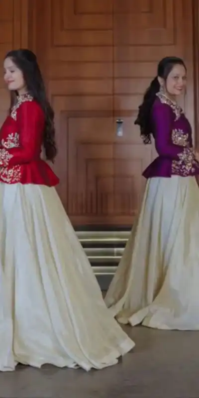 PC 558 Red Chinon Lehenga Choli with Embroidery Work.Wedding, Party, Festive, Events, Best Price ₹2149. Delivery 4-6 Working Days. Shop now. | Bollywood Lehenga, Creative Lehenga, Designer Lehenga, Embroidered Lehenga, Lehenga, Party Wear Lehenga