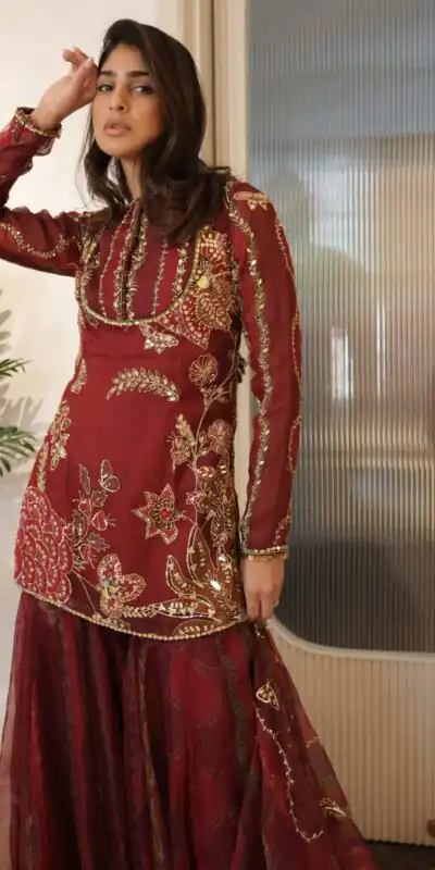 LG 2066 Red Soft Organza Salwar Suit with Embroidery Work & Mirror Work. Best Price ₹2499. Delivery 4-6 Working Days. Shop now. | Jump Suits, Straight Suits, Casual Suits, Creative suits, Designer Suits, Palazzo Suits, Party Wear Suits, Patiala Suits, Salwar suit