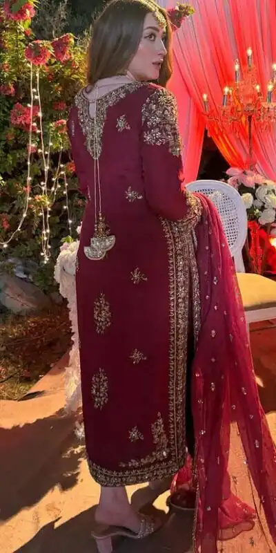 ST 92 Red Vichitra Silk Salwar Suit with Embroidery Work. Wedding, Party, Festive, Events, Grab it for ₹2049. Delivery 4-6 Working Days. Shop now. | Jump Suits, Straight Suits, Casual Suits, Creative suits, Designer Suits, Palazzo Suits, Party Wear Suits, Patiala Suits, Salwar suit