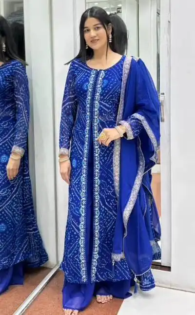ST 201 Royal Blue Faux Georgette Salwar Suit with Sequins Work & Embroidery Work. Introductory Price ₹2099. Delivery 4-6 Working Days. Shop now. | Jump Suits, Straight Suits, Casual Suits, Creative suits, Designer Suits, Palazzo Suits, Party Wear Suits, Patiala Suits, Salwar suit