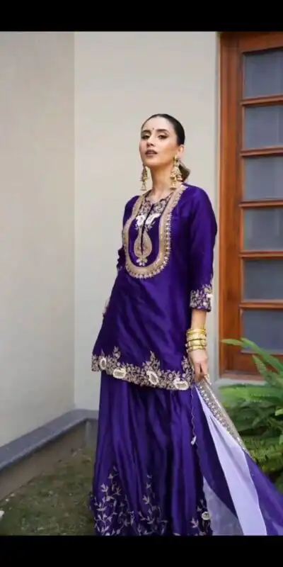 DC 95 Royal Purple Color Chinon Thread Sequence Work Salwar Suit . Wedding, Party, Festive, Best Price ₹1849. Delivery 4-6 Working Days. Shop now. | Jump Suits, Straight Suits, Casual Suits, Creative suits, Designer Suits, Palazzo Suits, Party Wear Suits, Patiala Suits, Salwar suit