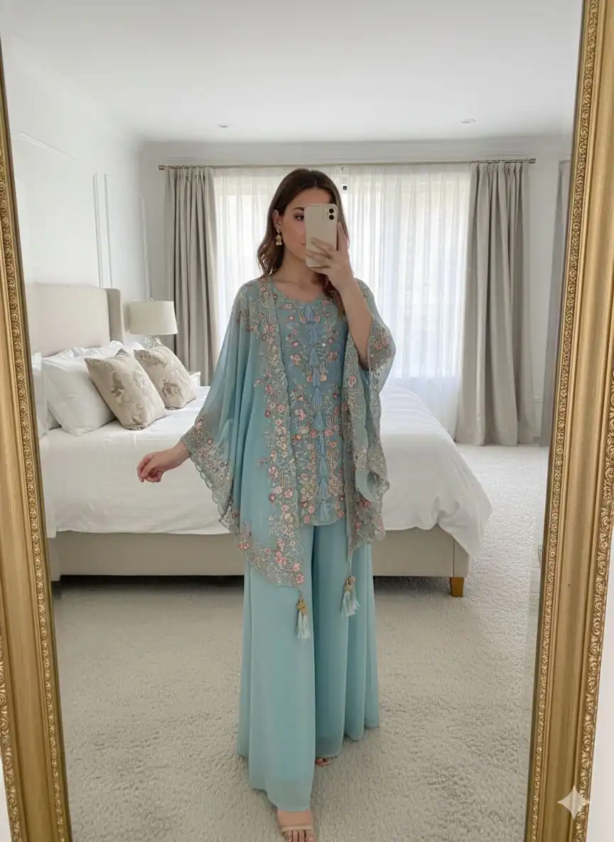 BE 406 Sky Blue in Color Faux Georgette Embroidery Work Salwar Suit . Grab it for ₹2449. Delivery 4-6 Working Days. Shop now. | Jump Suits, Straight Suits, Casual Suits, Creative suits, Designer Suits, Palazzo Suits, Party Wear Suits, Patiala Suits, Salwar suit
