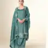 FC ISHITAA Teal Color in Tissue Crush Embroidery Work Salwar Suit . Festive Deal ₹3299. Delivery 4-6 Working Days. Shop now. | Jump Suits, Straight Suits, Casual Suits, Creative suits, Designer Suits, Palazzo Suits, Party Wear Suits, Patiala Suits, Salwar suit