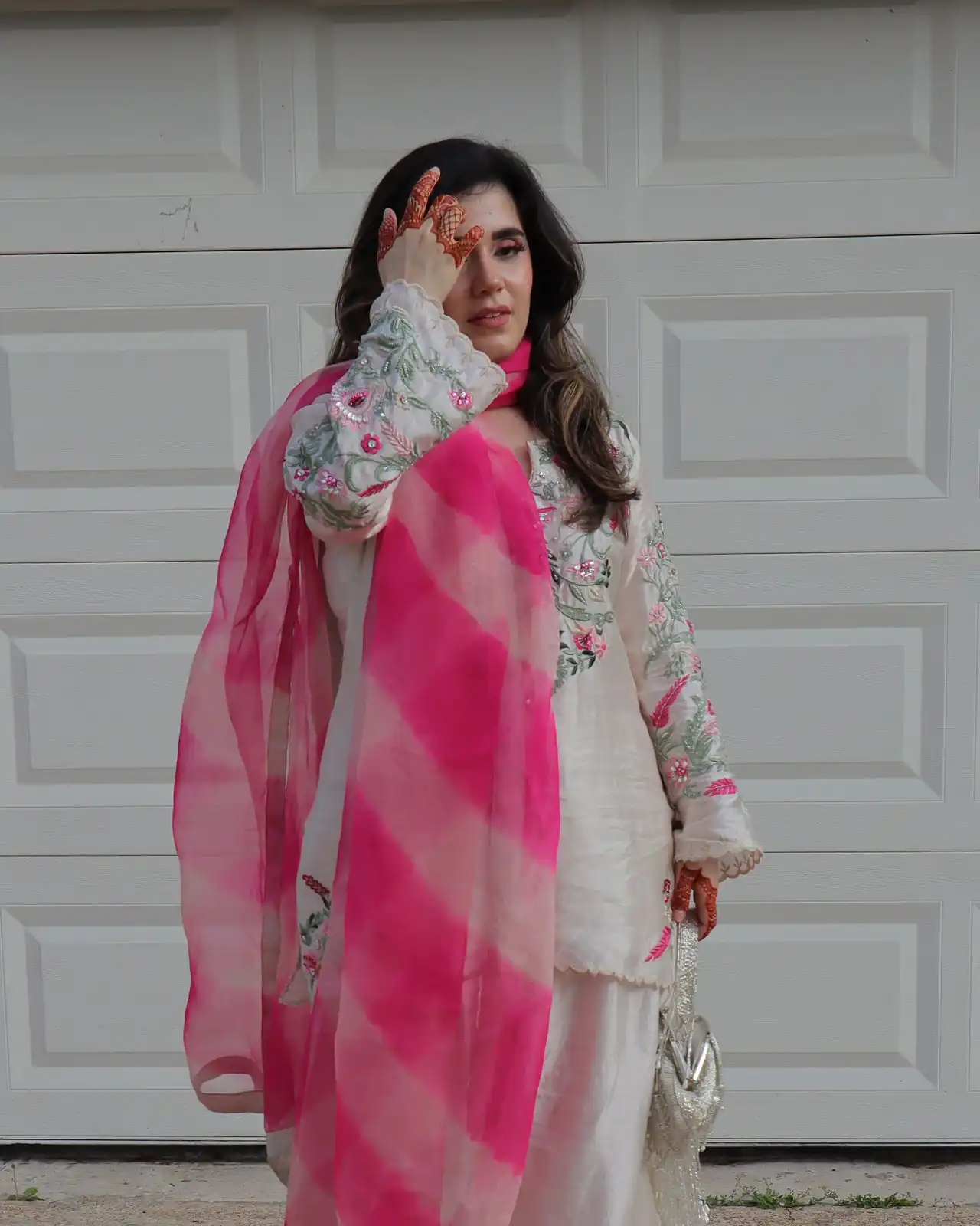 NSR 858 White Crap Silk Salwar Suit with Lace Work & Digital Print. Now at just ₹1899. Delivery 4-6 Working Days. Shop now. | Jump Suits, Straight Suits, Casual Suits, Creative suits, Designer Suits, Palazzo Suits, Party Wear Suits, Patiala Suits, Salwar suit