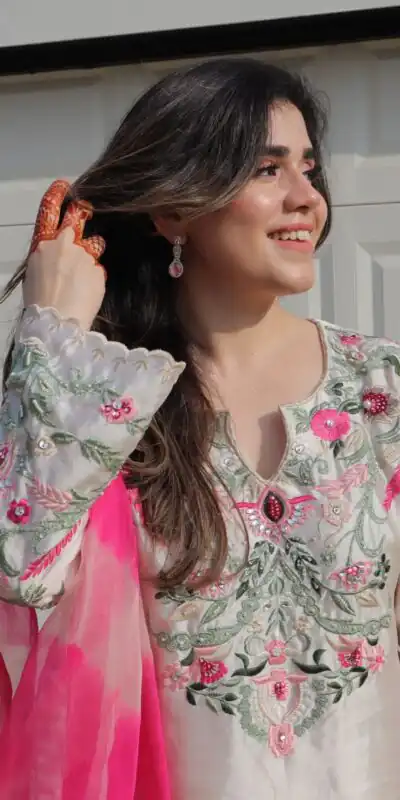 NSR 858 White Crap Silk Salwar Suit with Lace Work & Digital Print. Now at just ₹1899. Delivery 4-6 Working Days. Shop now. | Jump Suits, Straight Suits, Casual Suits, Creative suits, Designer Suits, Palazzo Suits, Party Wear Suits, Patiala Suits, Salwar suit