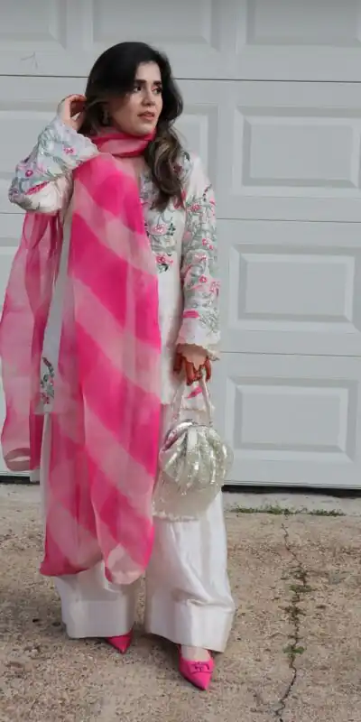 NSR 858 White Crap Silk Salwar Suit with Lace Work & Digital Print. Now at just ₹1899. Delivery 4-6 Working Days. Shop now. | Jump Suits, Straight Suits, Casual Suits, Creative suits, Designer Suits, Palazzo Suits, Party Wear Suits, Patiala Suits, Salwar suit