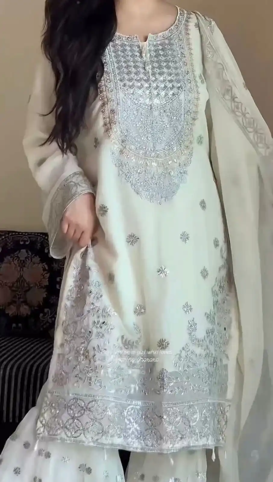 KD 1561 White Faux Georgette Salwar Suit Perfect for Wedding, Party, Holi, Haldi, Sangeet – . Best Price ₹2399. Delivery 4-6 Working Days. Shop now. | Jump Suits, Straight Suits, Casual Suits, Creative suits, Designer Suits, Palazzo Suits, Party Wear Suits, Patiala Suits, Salwar suit