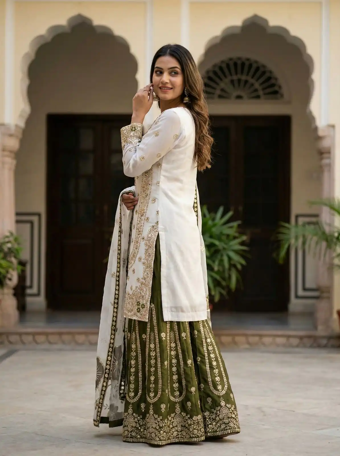 NSR 884 White Organza Silk Salwar Suit with Digital Print & Embroidery Work. Introductory Price ₹2149. Delivery 4-6 Working Days. Shop now. | Jump Suits, Straight Suits, Casual Suits, Creative suits, Designer Suits, Palazzo Suits, Party Wear Suits, Patiala Suits, Salwar suit