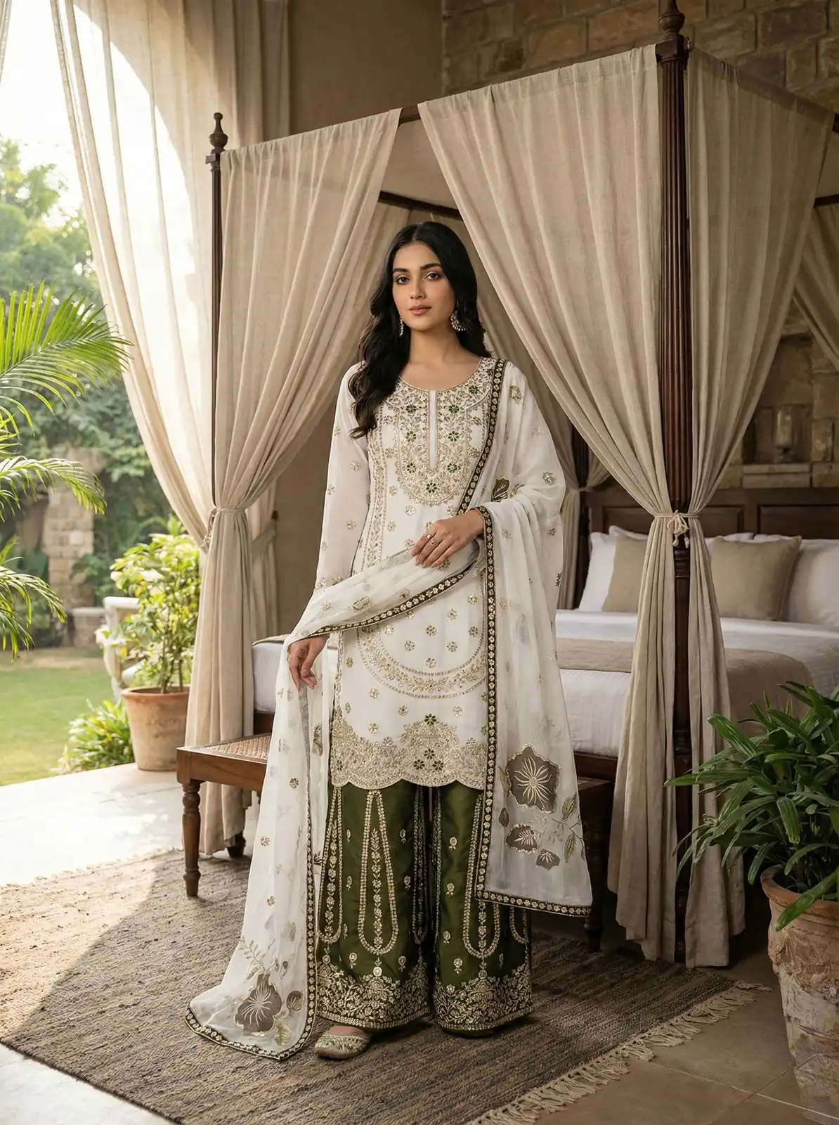 NSR 884 White Organza Silk Salwar Suit with Digital Print & Embroidery Work. Introductory Price ₹2149. Delivery 4-6 Working Days. Shop now. | Jump Suits, Straight Suits, Casual Suits, Creative suits, Designer Suits, Palazzo Suits, Party Wear Suits, Patiala Suits, Salwar suit