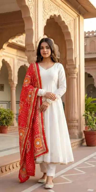 ZSR 3131 White Color Roman Silk Gown with Digital Print & Lace Work. Festive Deal ₹1999. Delivery 4-6 Working Days. Shop now. | Bollywood Gowns, Creative Gowns, Designer Gowns, Embroidered Gowns, Gowns, Party Wear Gowns