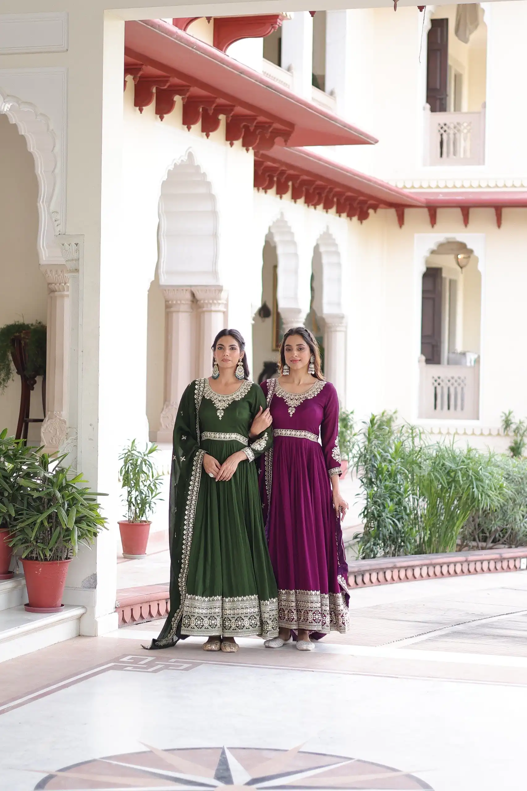 KA 1215 Wine Vichitra Silk Gown Perfect for Wedding, Party, Holi, Anniversary, Mehendi –. Grab it for ₹2449. Delivery 4-6 Working Days. Shop now. | Bollywood Gowns, Creative Gowns, Designer Gowns, Embroidered Gowns, Gowns, Party Wear Gowns